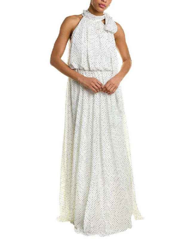 Halston Cecilia Gown Ruched unclassified dresses
