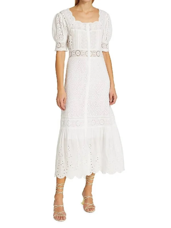 Helena Dress in Antique White Soft fabric unclassified dresses