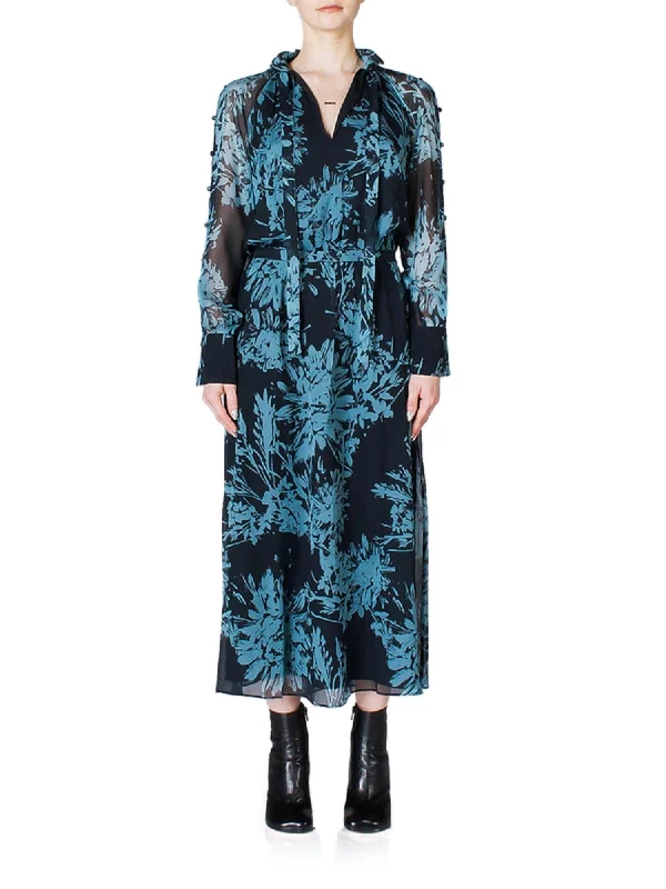 Henriette Dress in Navy/Blue Backless unclassified dresses