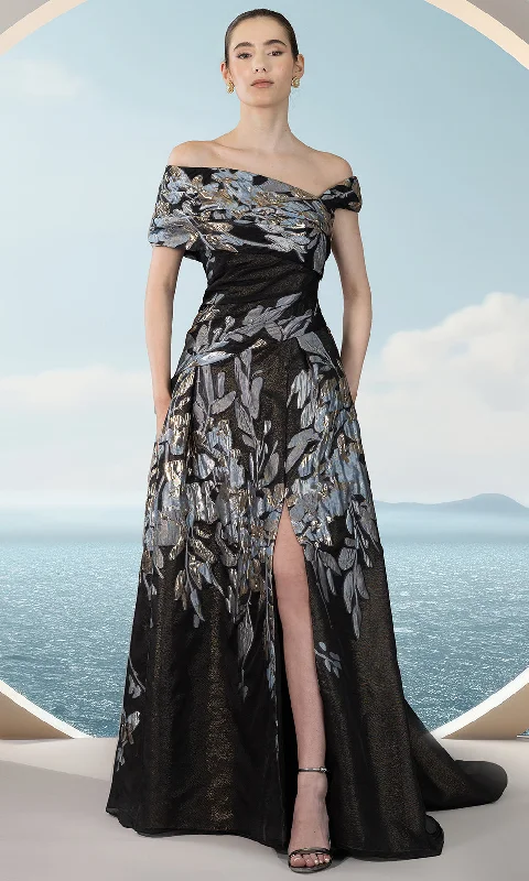 Janique 251019 - Asymmetrical Off Shoulder Evening Dress Casual chic unclassified dresses Janique 251019 - Asymmetrical Off Shoulder Evening Dress Casual chic unclassified dresses