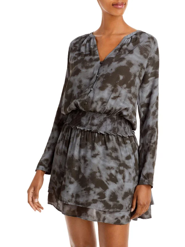 Jasmine Womens Printed Knee Length Fit & Flare Dress Boho unclassified dresses