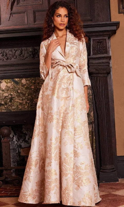 Jovani 23178SC - Quarter Sleeve Printed Formal Dress Winter unclassified dresses
