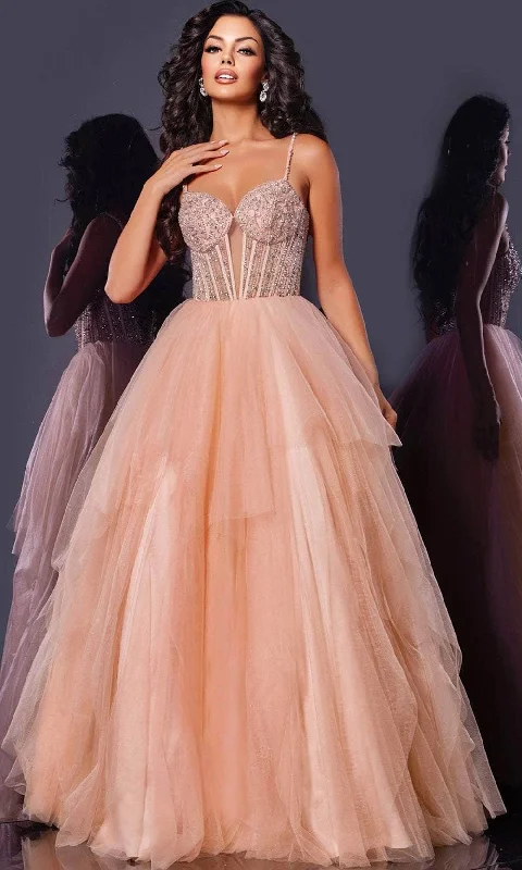 Jovani 43254 - Sweetheart Neck Corset Bodice Prom Gown Off-shoulder unclassified dresses