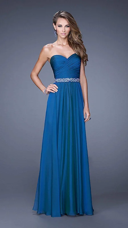 La Femme - Ruched Strapless A-Line Evening Dress 20527SC - 1 pc Nude in Size 12 Available Stylish unclassified dresses La Femme - Ruched Strapless A-Line Evening Dress 20527SC - 1 pc Nude in Size 12 Available Stylish unclassified dresses