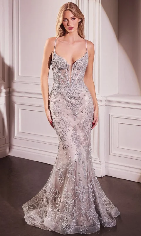 Ladivine CC2403 - Bead Embellished Mermaid Evening Dress Street style unclassified dresses Ladivine CC2403 - Bead Embellished Mermaid Evening Dress Street style unclassified dresses