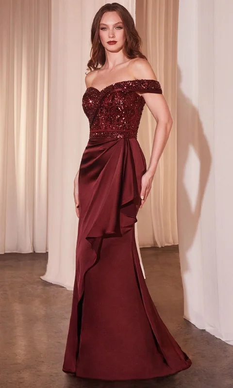 Ladivine CR877 - Embellished Sheath Evening Dress Engagement unclassified dresses