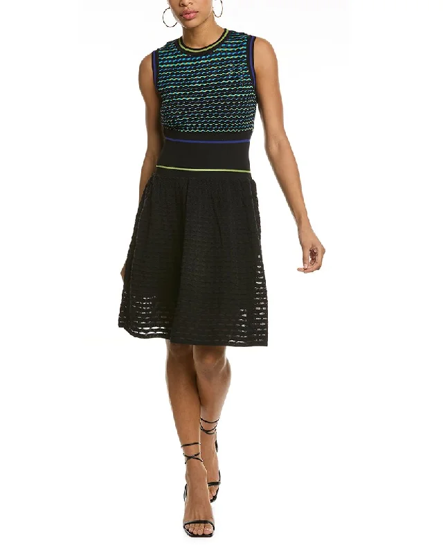 M Missoni Wool-Blend A-Line Dress Stretchy unclassified dresses