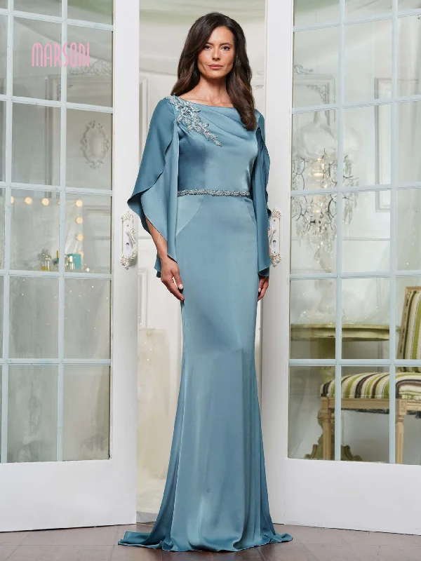 Marsoni by Colors MV1348 - Crystal and Beaded Embellished Evening Gown Chiffon unclassified dresses Marsoni by Colors MV1348 - Crystal and Beaded Embellished Evening Gown Chiffon unclassified dresses