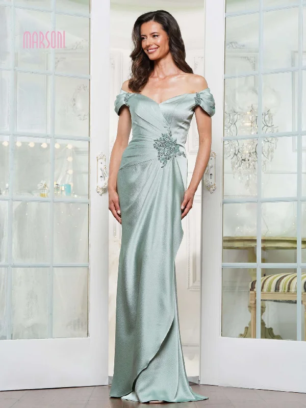 Marsoni by Colors MV1351 - Sweetheart Neckline Evening Gown Flowy unclassified dresses Marsoni by Colors MV1351 - Sweetheart Neckline Evening Gown Flowy unclassified dresses