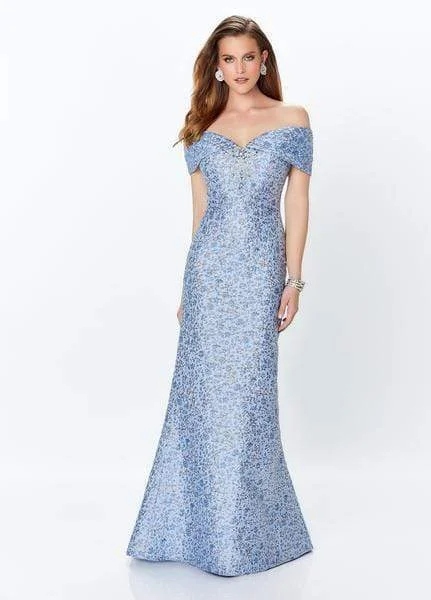 Mon Cheri - Off-Shoulder Trumpet Evening Dress 119955 Discounted unclassified dresses