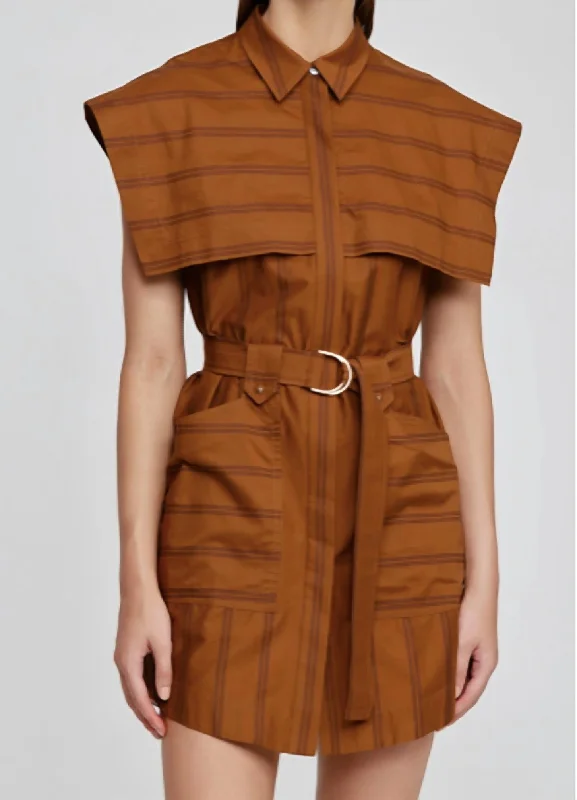 Morton Dress in Dijon Stripe Stretchy unclassified dresses