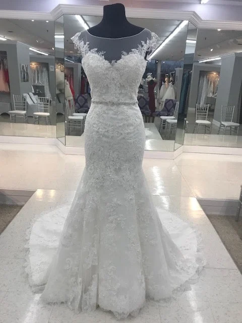 Sophia Tolli Spencer- Y21512 Striped unclassified dresses