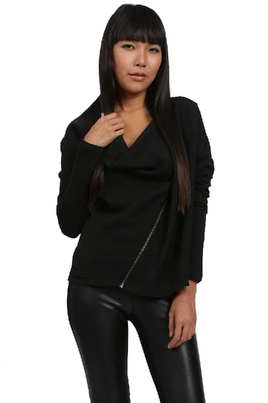 Nicole Miller Combo Sleeve Jacket Open-back unclassified dresses