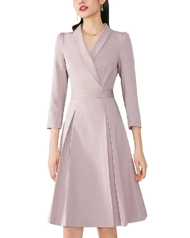 Onebuye 3/4-Sleeve Dress Chiffon unclassified dresses