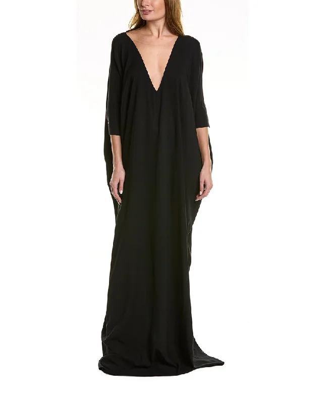 Oscar de la Renta Caftan Silk-Blend Dress Stylish unclassified dresses
