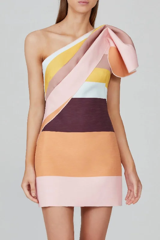 Parker Dress in Rainbow Stripe Designer unclassified dresses