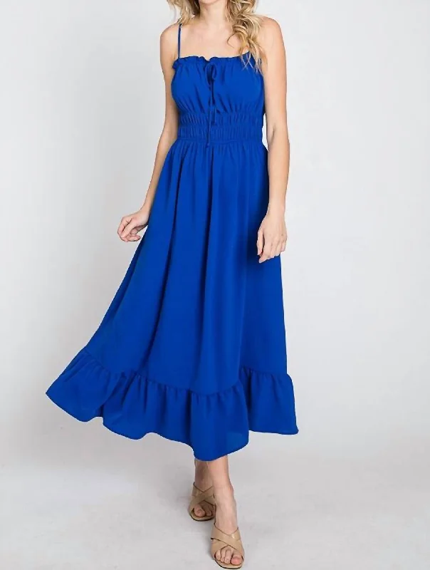 Radiant And Royal Dress in Royal Blue Street style unclassified dresses