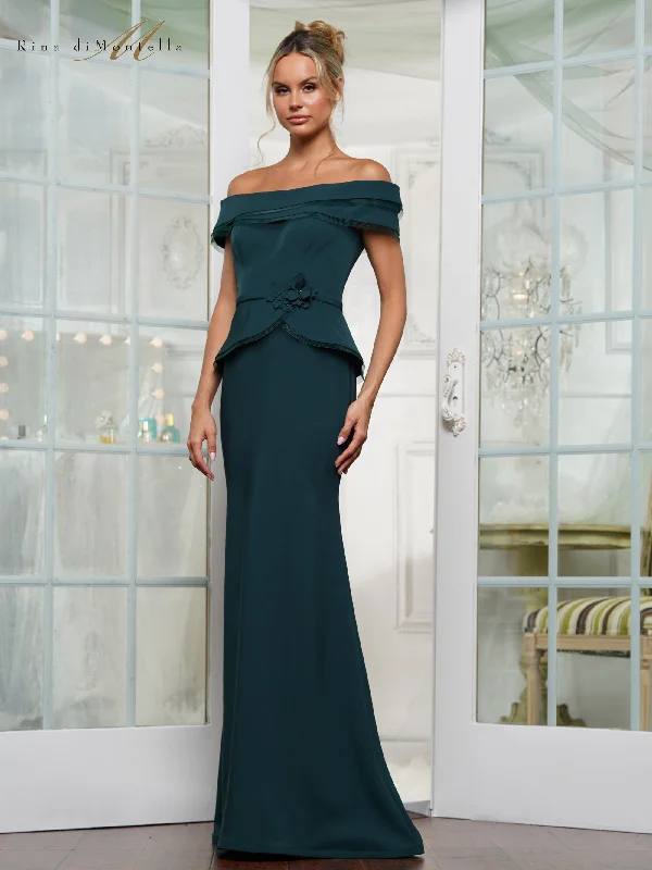 Rina Di Montella RD3256 - Straight Across Peplum Formal Gown Street style unclassified dresses Rina Di Montella RD3256 - Straight Across Peplum Formal Gown Street style unclassified dresses