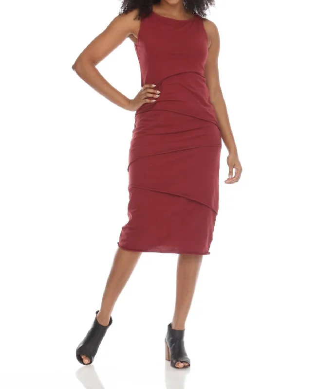 Shanghai Dress in Maroon Designer unclassified dresses