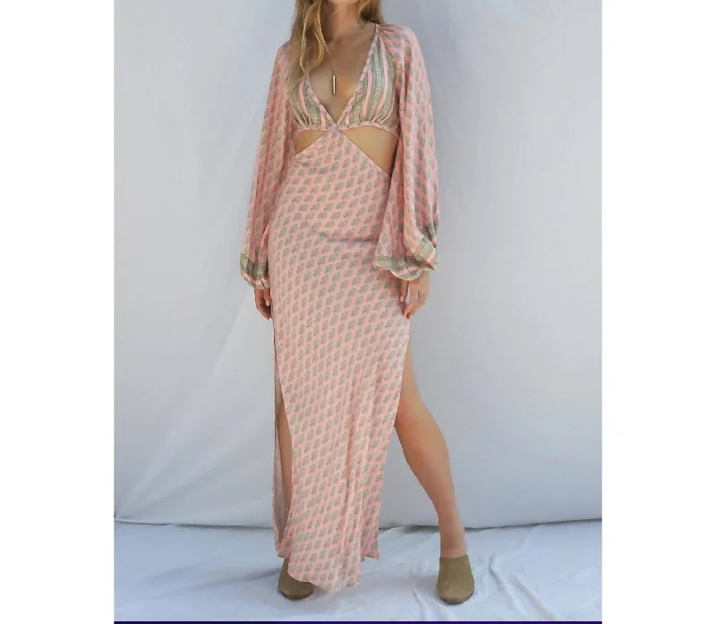 Sonora Dress in Daydream Pink Beaded unclassified dresses