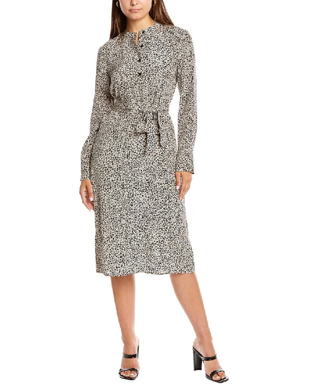 St. John Silk Shift Dress Cocktail unclassified dresses
