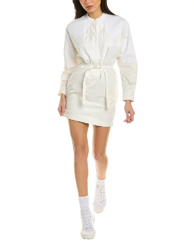 Stella McCartney Liana Linen-Blend Dress Chiffon unclassified dresses