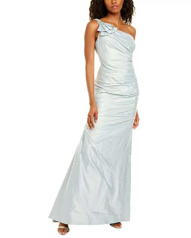 Teri Jon by Rickie Freeman Metallic Gown Travel unclassified dresses