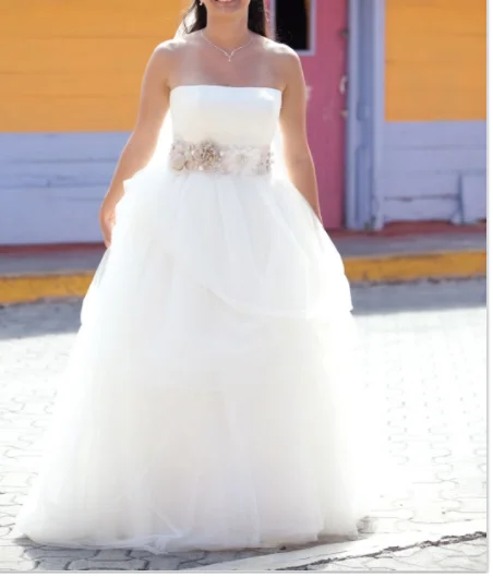 Vera Wang White Breathable unclassified dresses
