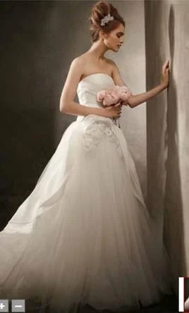 Vera Wang White VW351026 Discounted unclassified dresses