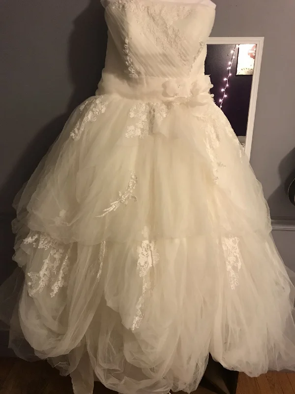 Vera Wang White VW351162 Long unclassified dresses