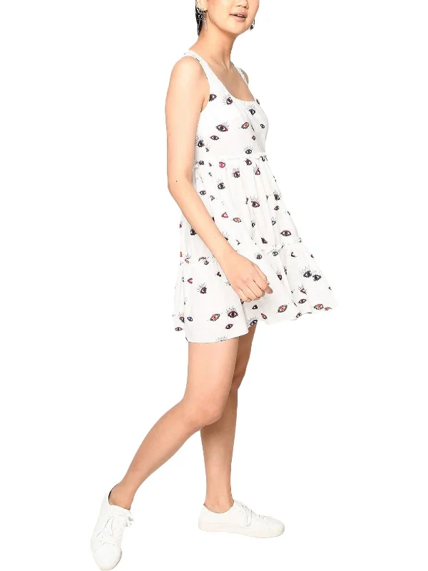 Womens Printed Tiered Sundress Fashionable unclassified dresses
